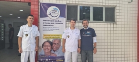 Hospital da corporação participa do Março Azul