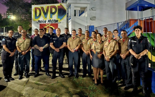 Diretoria Geral de Veteranos e Pensionistas do CBMERJ visita DVP da Polícia Militar